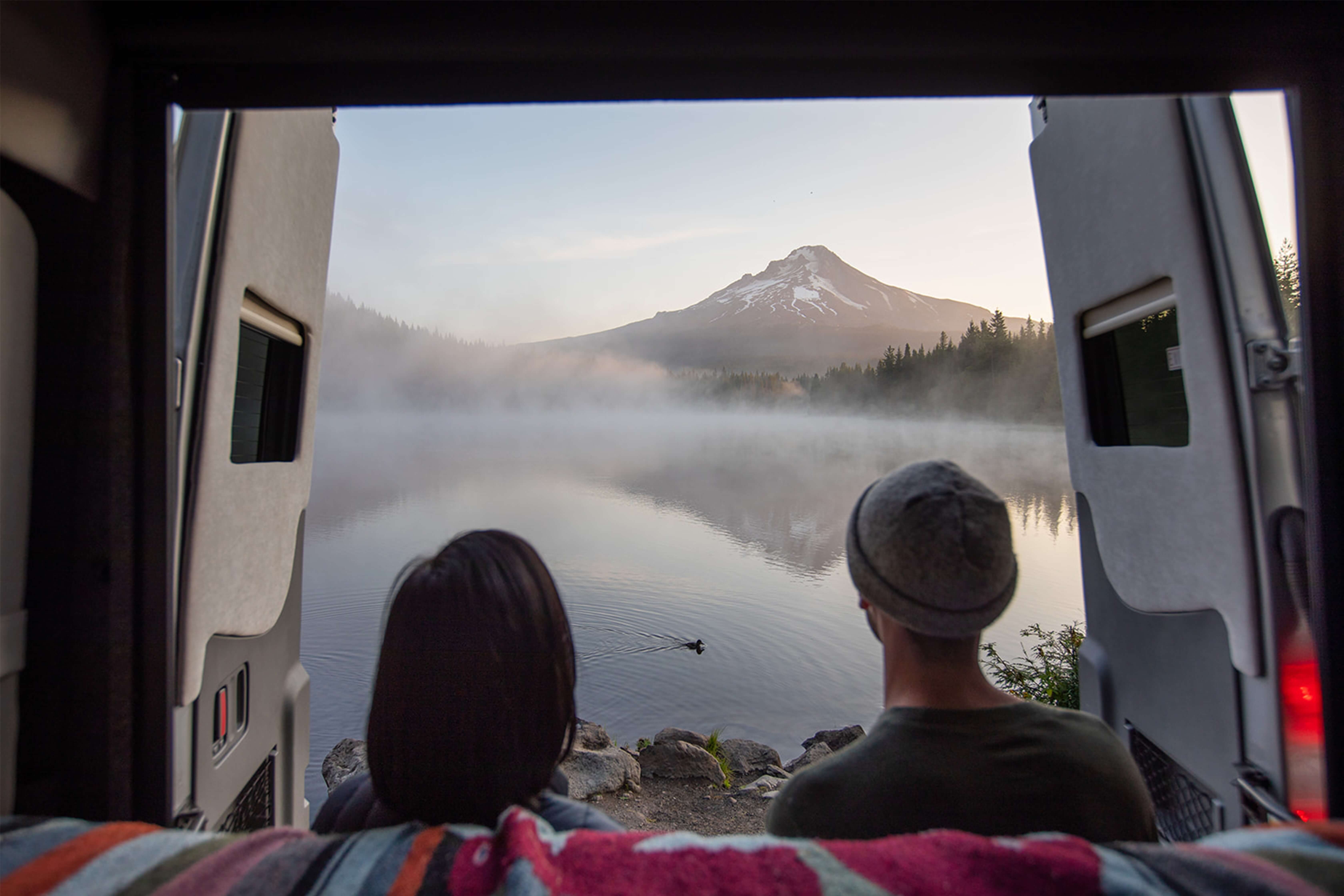 camping in nature